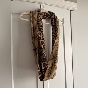 Michael Kor Leopard Infinity Scarf